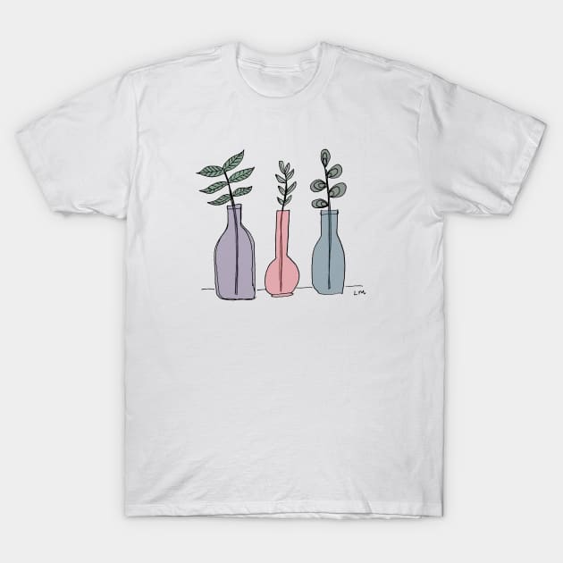 Bottled Plants Trio T-Shirt by LauraKatMax